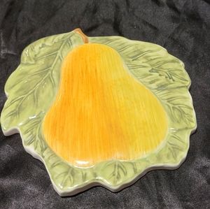 Vintage Charter Club Pear Trivit~Summer Grove~1998~Decorative Dish